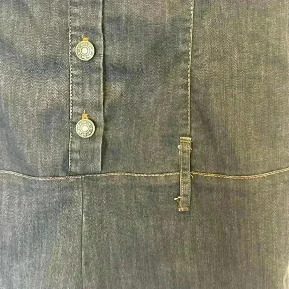 San Julian denim button front jumpsuit Large - Picture 4 of 5